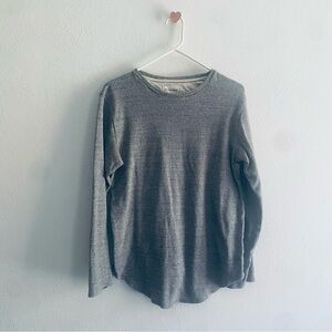 On the Byas gray long sleeve tee
